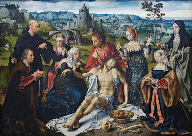 Retable della Depressione di Cristo : La Depressione - Joos van Cleve
