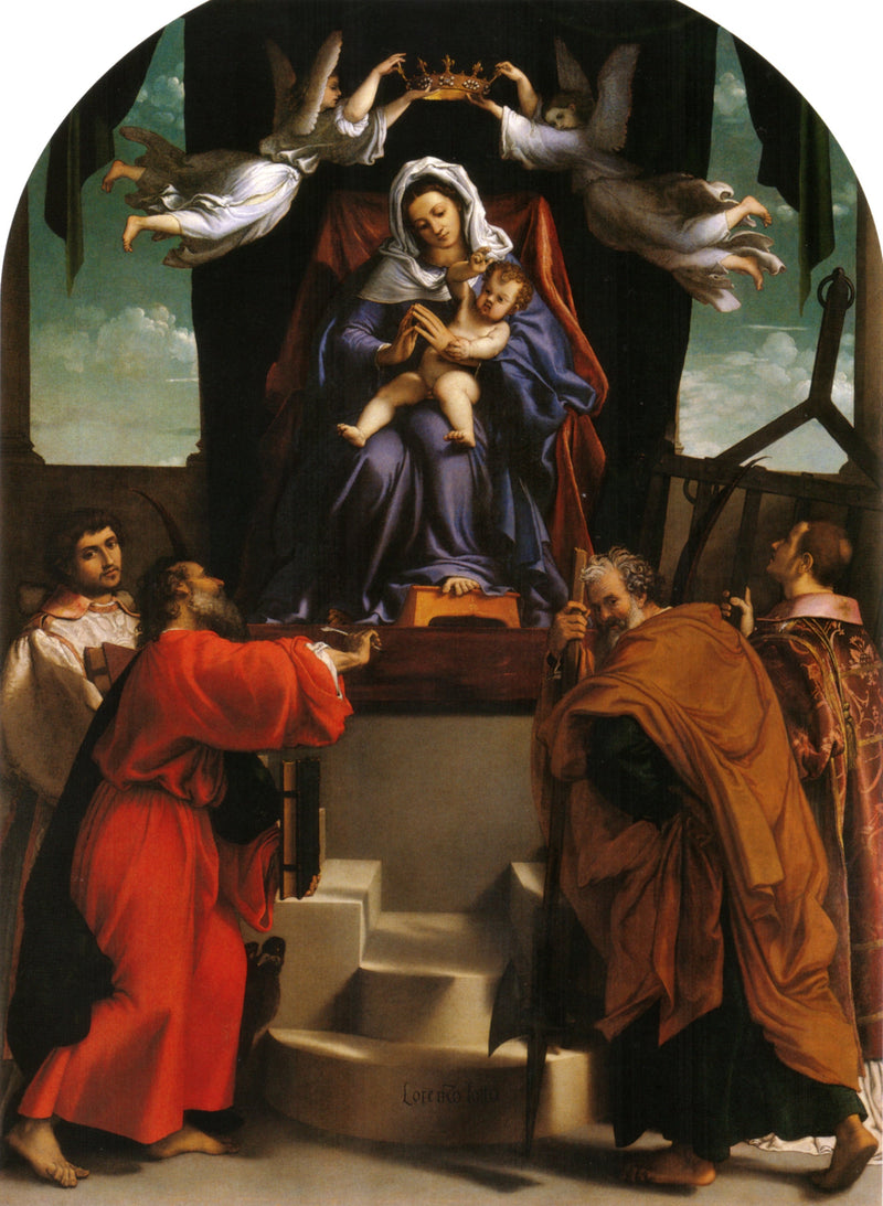 Retable della alabarda - Lorenzo Lotto