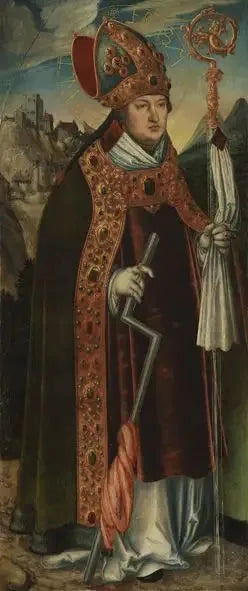 Retable di Pfirtscher : Sant'Erasmo - Lucas Cranach il Vecchio