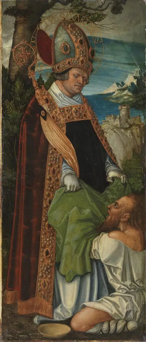Retable de Pfirtscher : Saint Martin - Lucas Cranach the Elder image 1 tableau peint à l’huile sur toile
