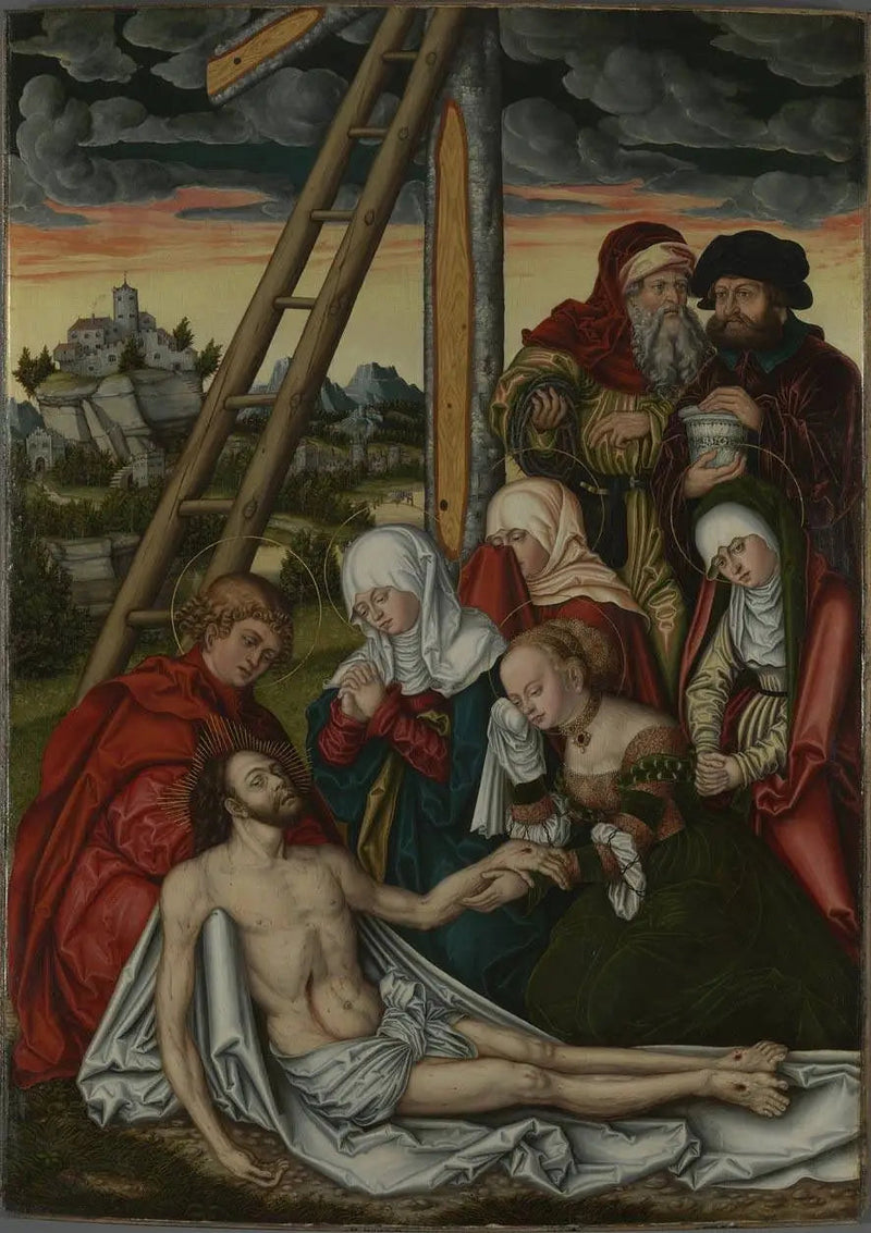 Retable di Pietro e Paolo : La Lamentazione sul Cristo - Lucas Cranach il Vecchio
