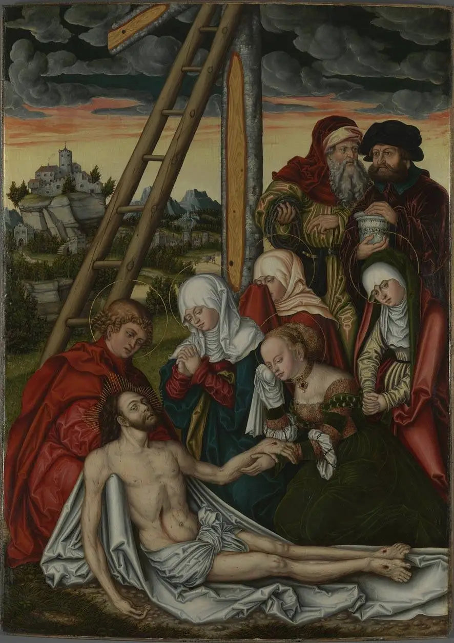 Retable di Pietro e Paolo : La Lamentazione sul Cristo - Lucas Cranach il Vecchio