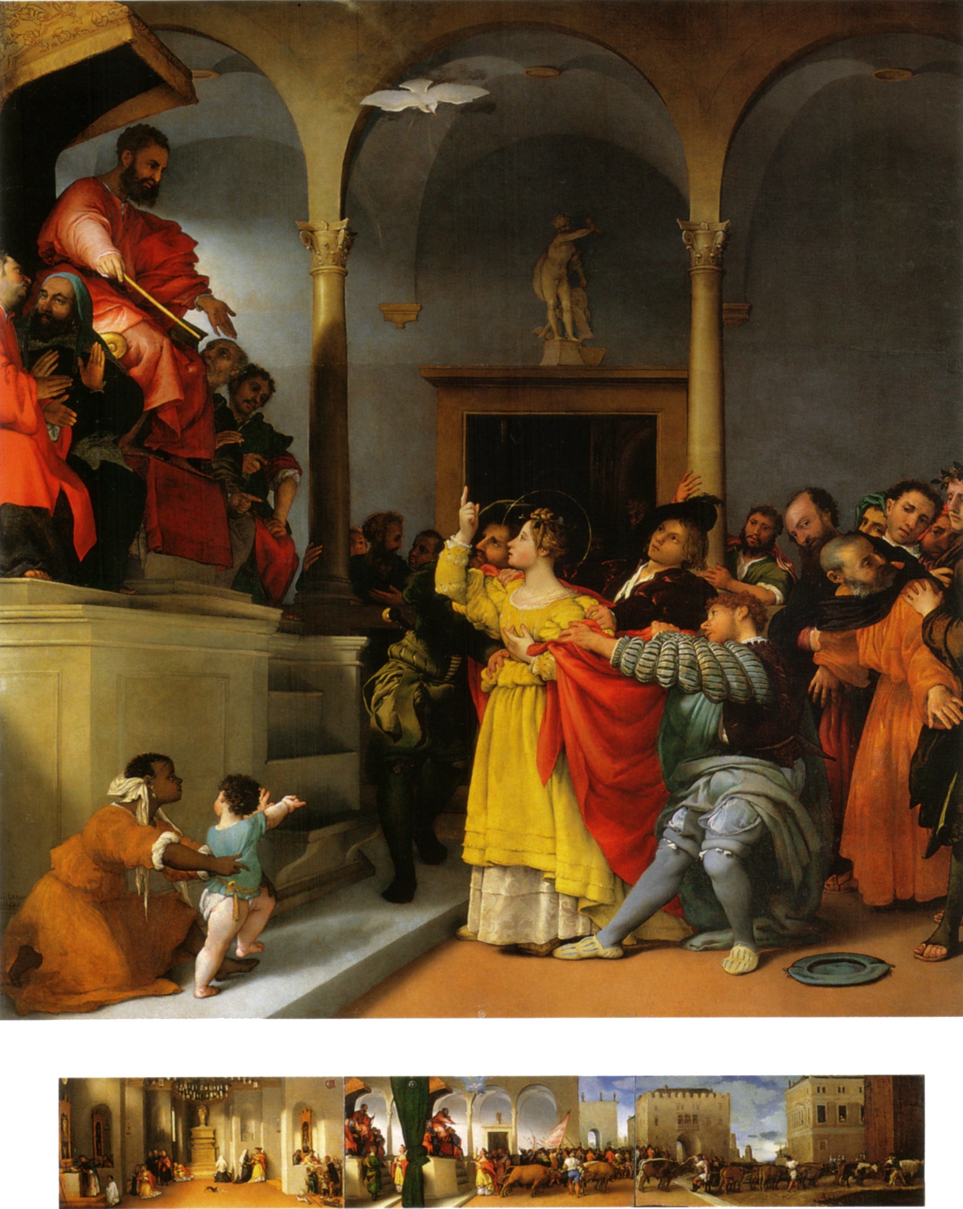 Retable de Sainte-Lucie - Lorenzo Lotto image 1 reproduction artisanale de tableau