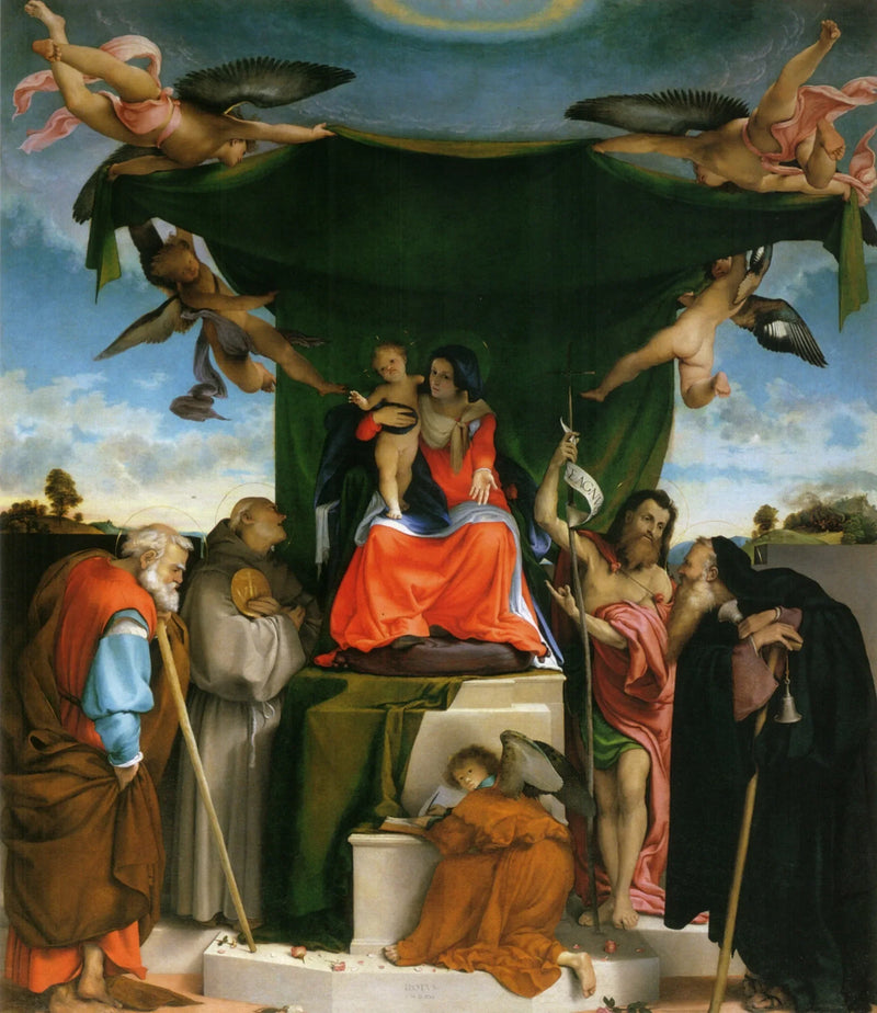 Retable di San Bernardino a Pignolo - Lorenzo Lotto