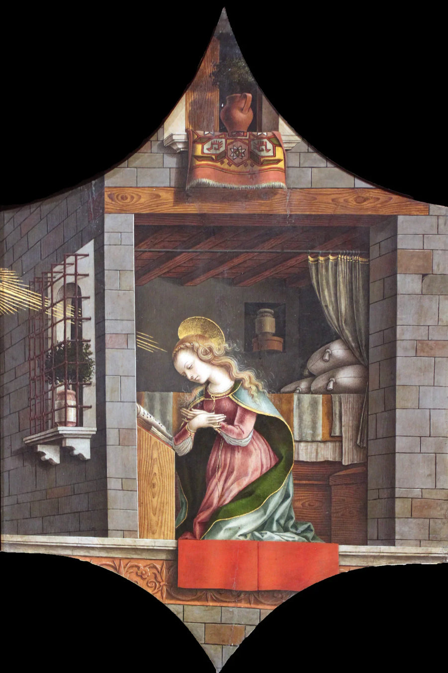 Retable di San Domenico : La Vergine Annunciata - Carlo Crivelli