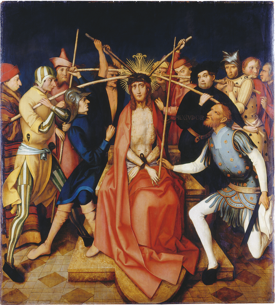 Retable dominicano di Francoforte : Cristo incoronato di spine - Hans Holbein il Vecchio