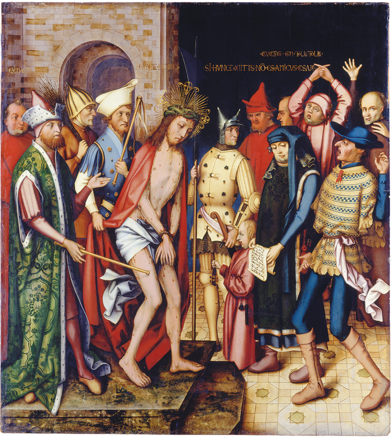 Retable dominicano di Francoforte : Ecce Homo - Hans Holbein il Vecchio