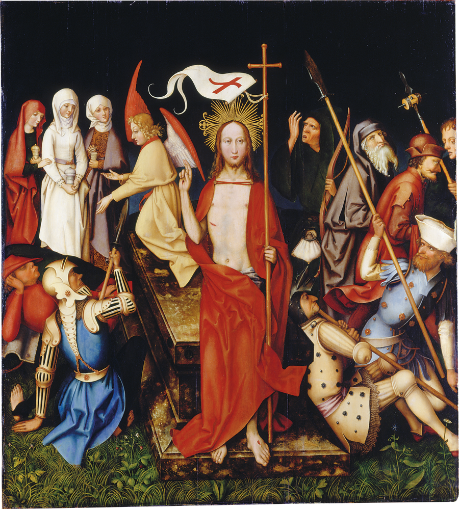 Retable dominicano di Francoforte : Resurrezione - Hans Holbein il Vecchio
