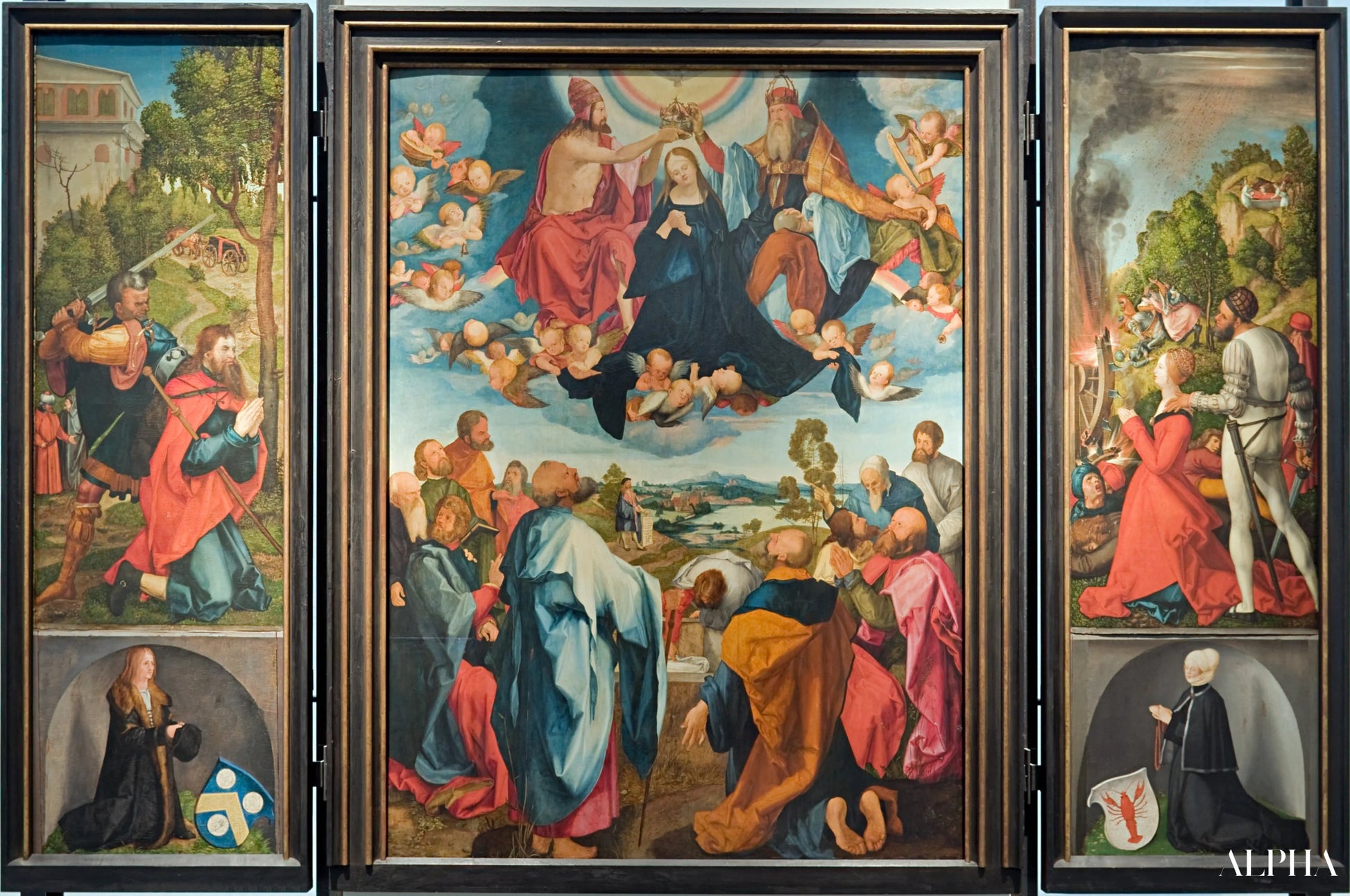Reproduction du tableau « Retable Heller - Albrecht Dürer » par Alpha Reproduction en peinture à l’huile