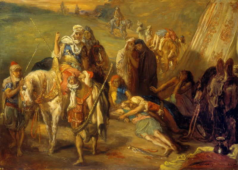 Ritorno dei feriti - Théodore Chassériau