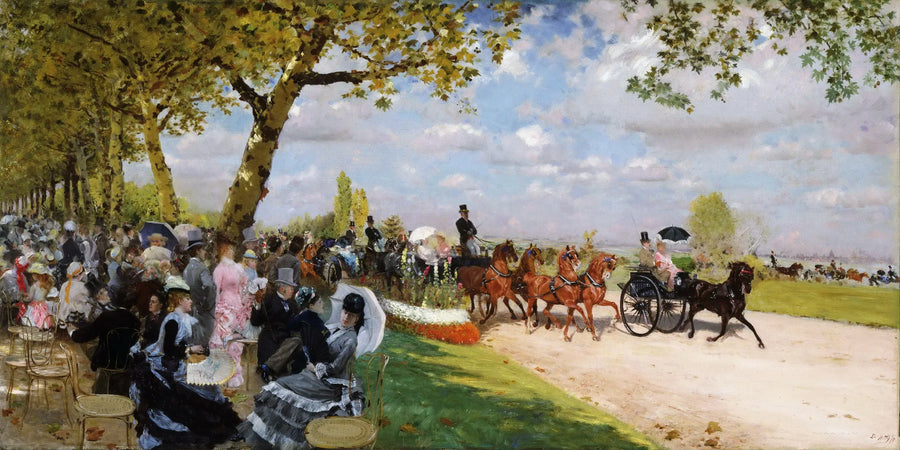Ritorno della spesa - Giuseppe De Nittis