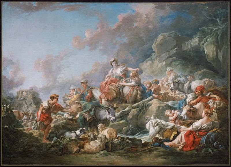 Ritorno al mercato - François Boucher