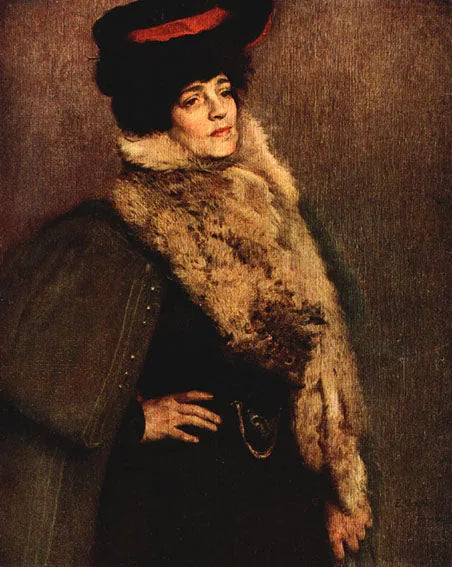 Ritratto dell'artista Nicolina Vaz de Assis - Eliseu Visconti
