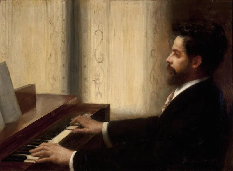 Retrato del Maestro Alberto Nepomuceno - Eliseu Visconti