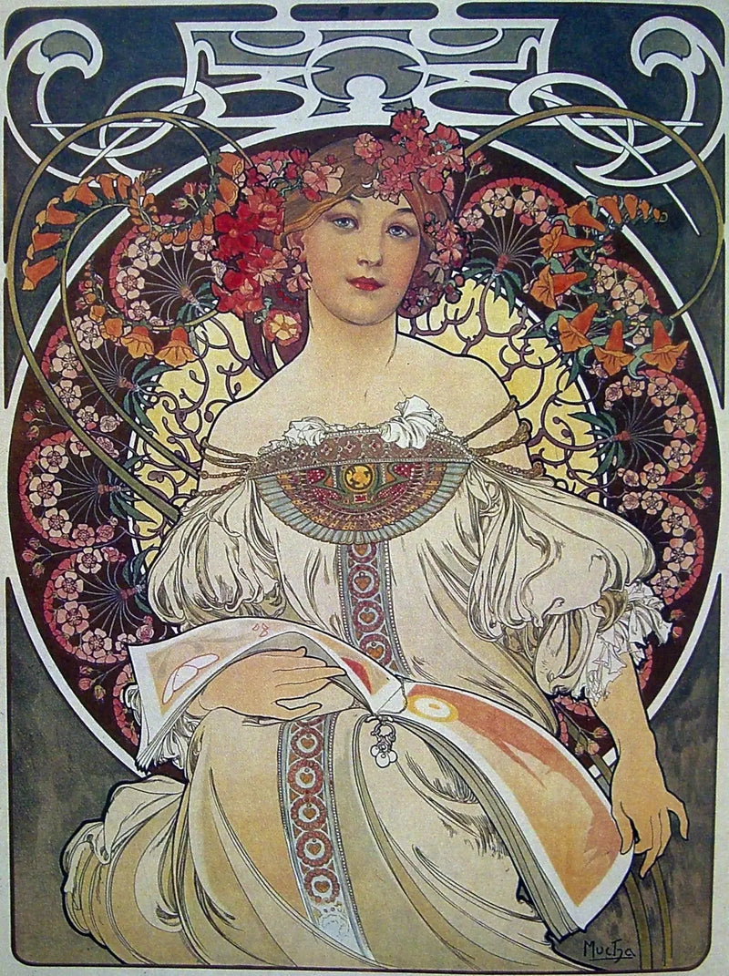 Sogno ad occhi aperti - Alphonse Mucha