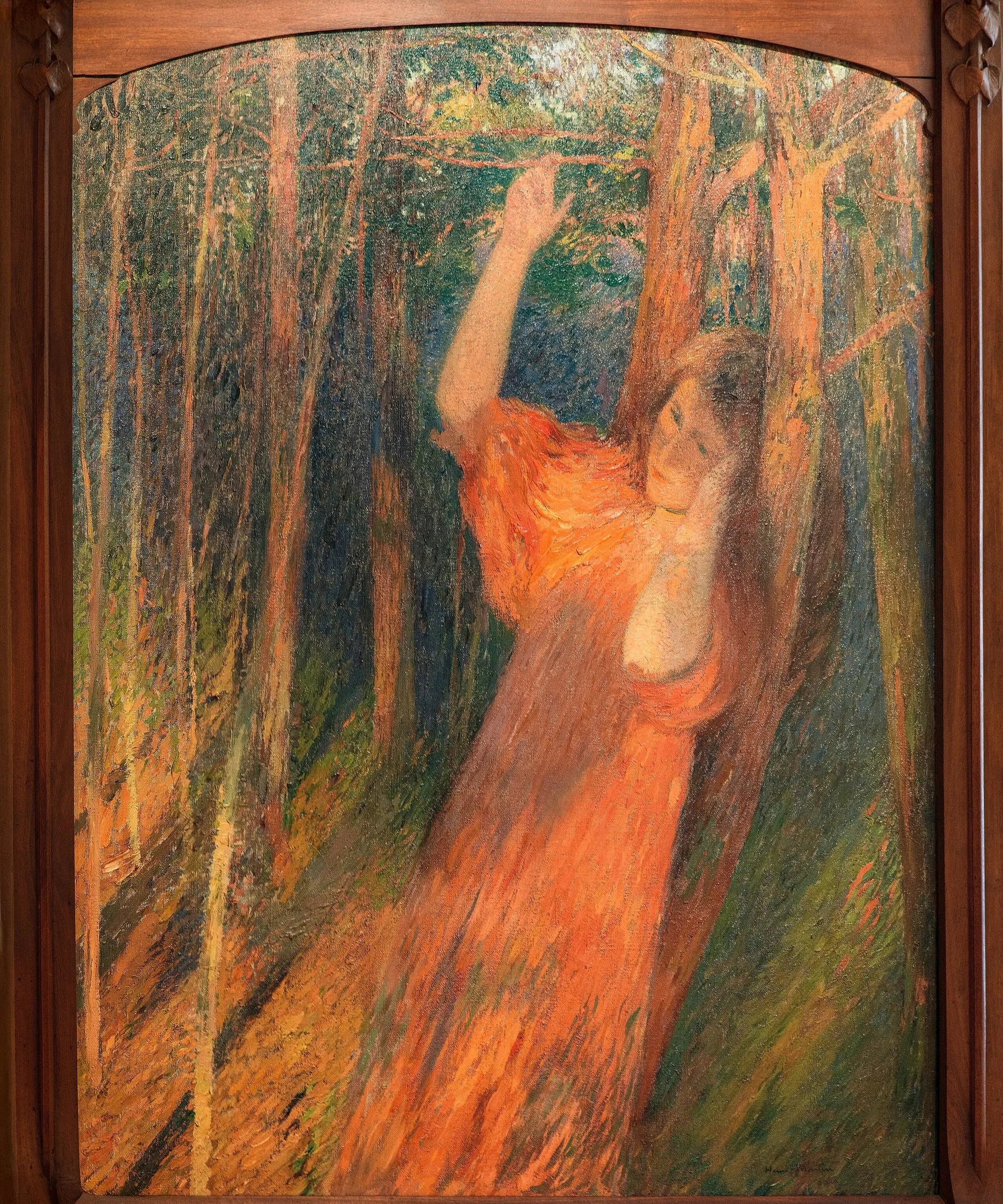 Rêverie automnale - Henri-Jean Guillaume Martin image 1 tableau peint à l’huile sur toile