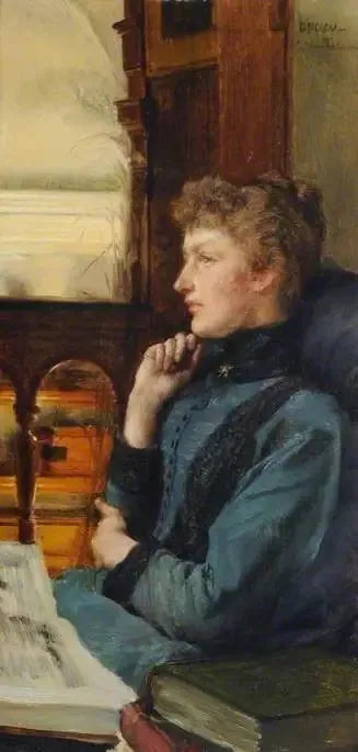 Rêverie : Pensées lointaines - Lawrence Alma-Tadema