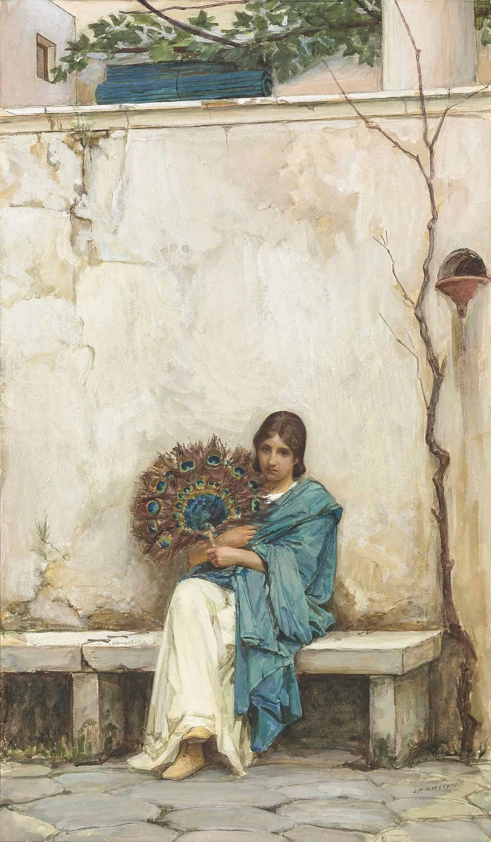 Reproduction du tableau « Rêves diurnes - John William Waterhouse » par Alpha Reproduction en peinture à l’huile