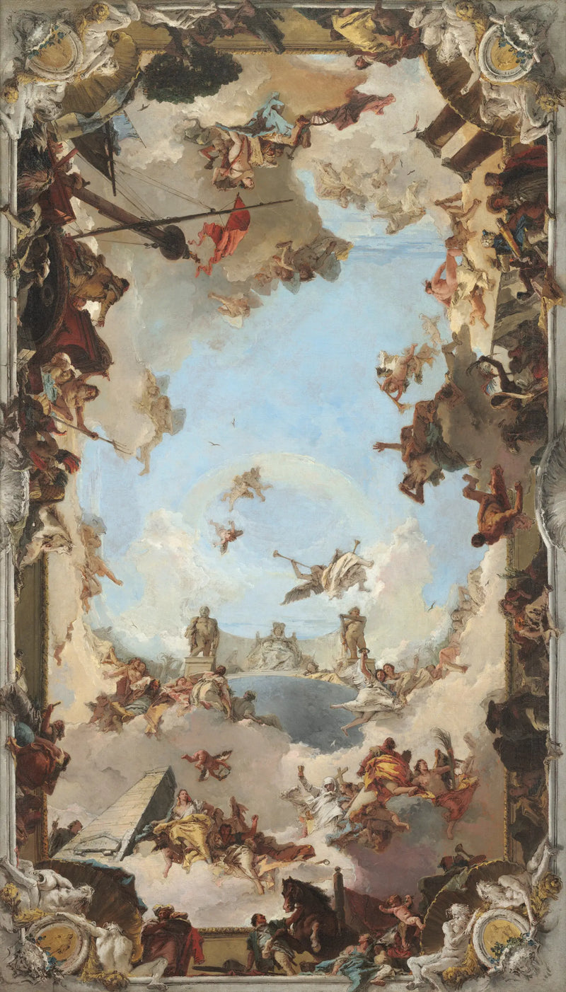 Ricchezza e vantaggi della monarchia spagnola sotto Carlo III - Giovanni Battista Tiepolo