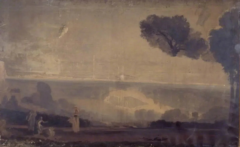 Richmond Hill con Ragazze che Portano Granturco - J. M. W. Turner