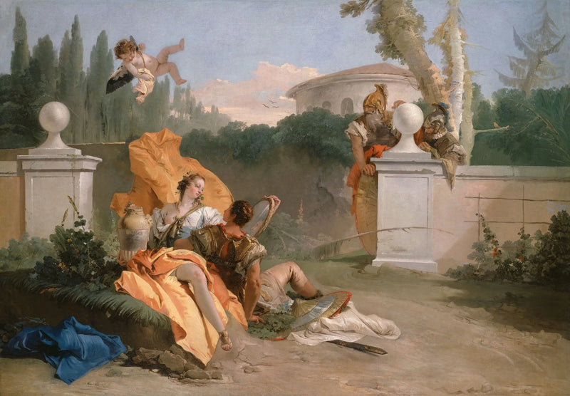 Rinaldo e Armida nel suo giardino - Giovanni Battista Tiepolo