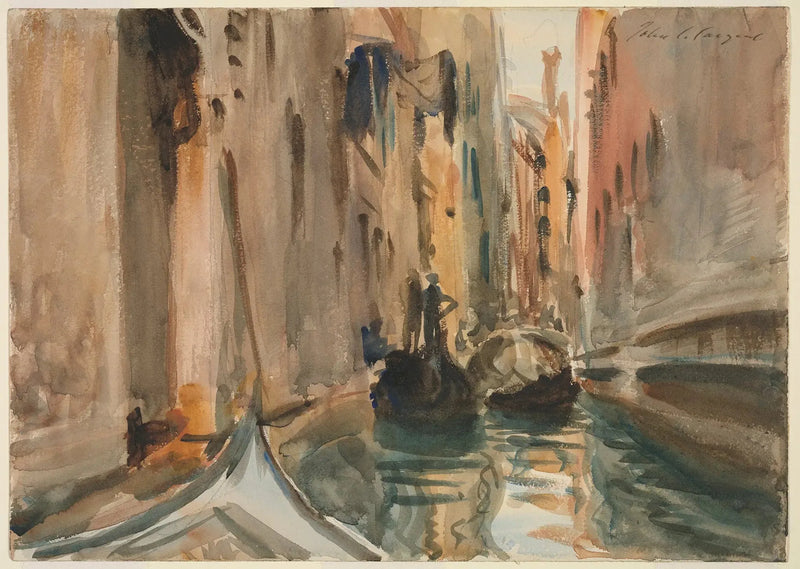 Rio di San Salvatore, Venezia - John Singer Sargent