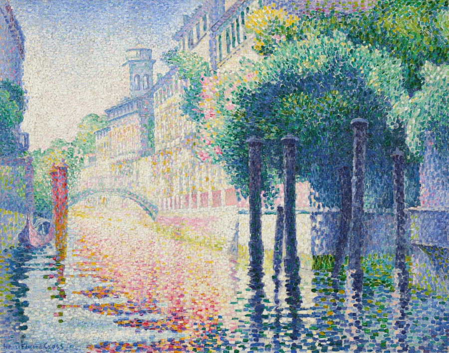 Rio San Trovaso, Venise - Henri-Edmond Cross image 1 reproduction artisanale de tableau