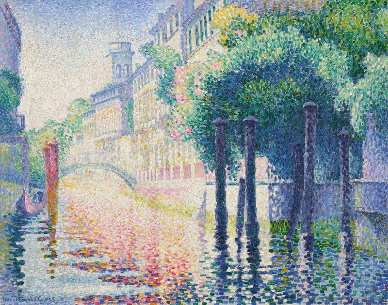 Rio San Trovaso, Venezia - Henri-Edmond Cross