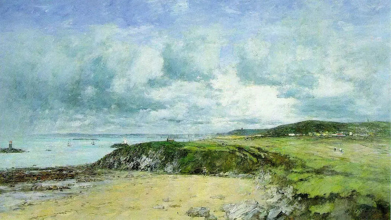 Riva di Portrieux, Côtes-du-Nord - Eugène Boudin