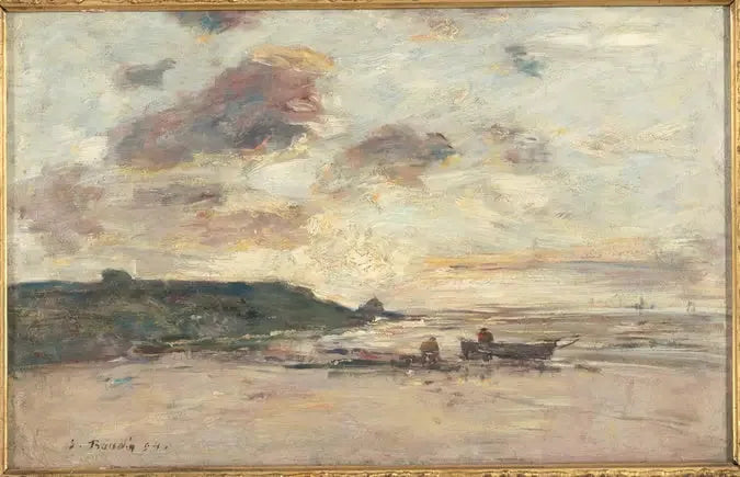 Rive nei dintorni di Trouville - Eugène Boudin