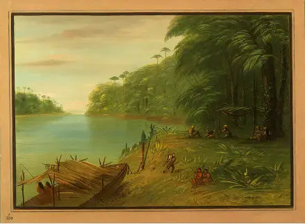Rive de l’Essequibo - George Catlin - Alpha Reproduction