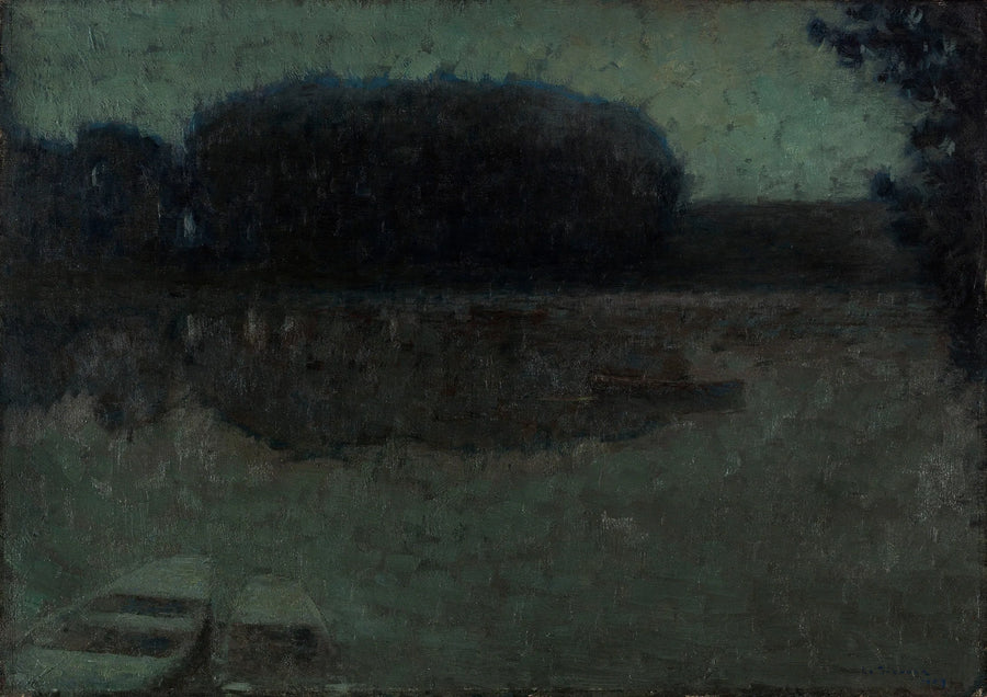 Rivière bleue, Montreuil-Bellay - Henri Le Sidaner