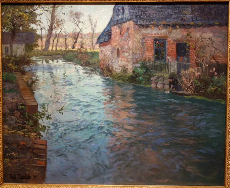 Fiume in Normandia - Frits Thaulow