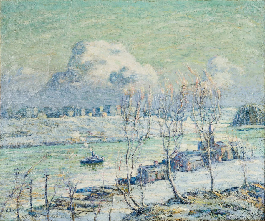 Fiume Harlem, New York - Ernest Lawson