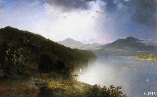 Fiume Hudson - John Frederick Kensett - Riproduzioni di quadri e dipinti di alta gamma