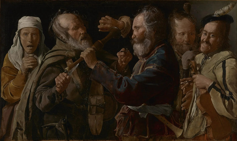 Rixe de musicisti - Georges de La Tour