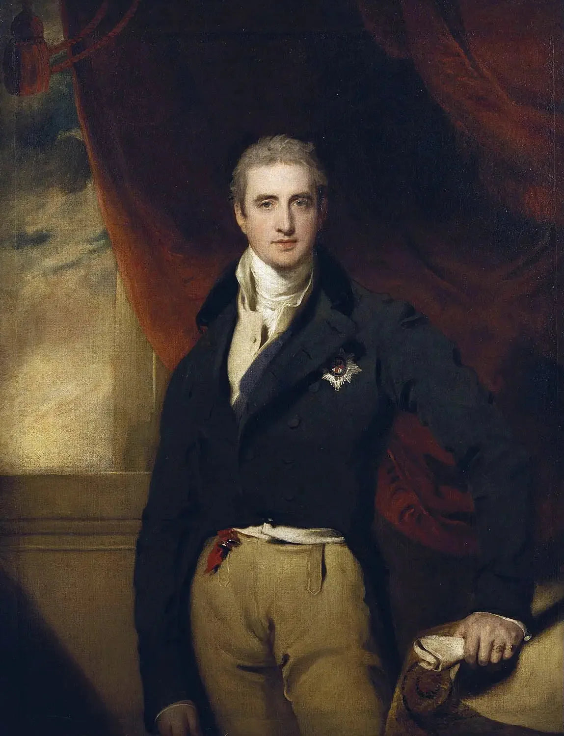 Robert Stewart (1769-1822), vicomte Castlereagh, plus tard deuxième marquis de Londonderry - Thomas Lawrence image 1 reproduction réalisée par Alpha Reproduction