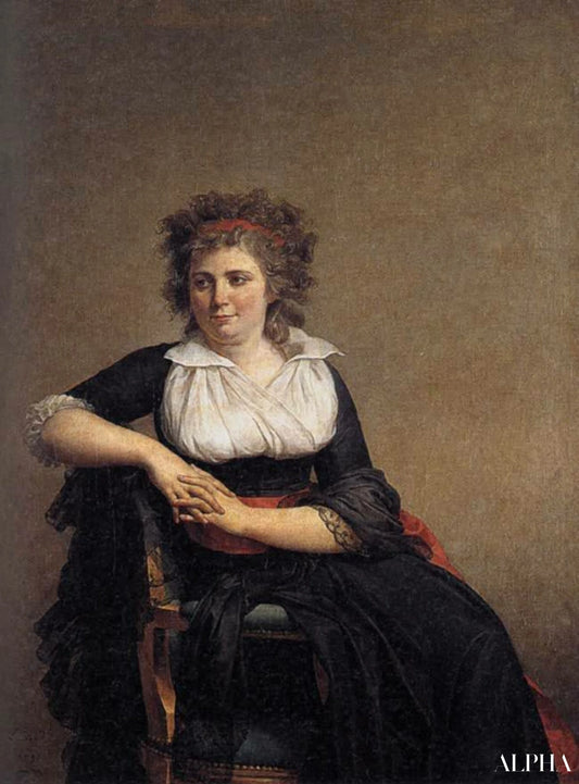 Robertine Tourteau, Marchesa d'Orvilliers (1772-1862) - Jacques-Louis David - Riproduzioni di quadri e dipinti di alta gamma