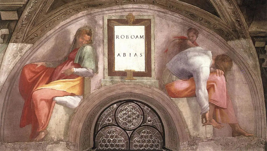 Roboamo e Abia - Michelangelo