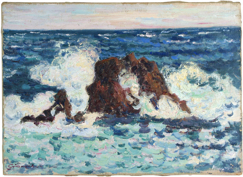 Roccia alla punta della Baumette - Armand Guillaumin