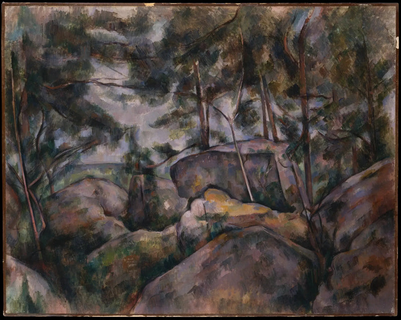 Rocce a Fontainebleau - Paul Cézanne