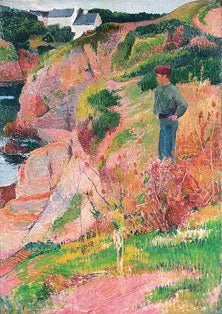 Rocce sul bordo dell'Aven - Henry Moret