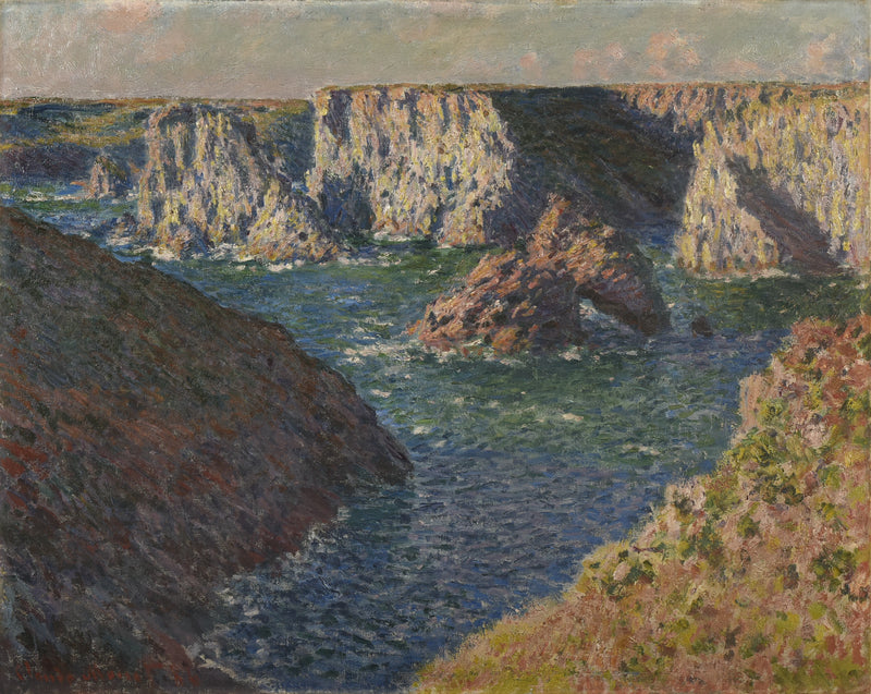 Le Rocce di Belle-Île, la Costa Selvaggia W1100 - Claude Monet