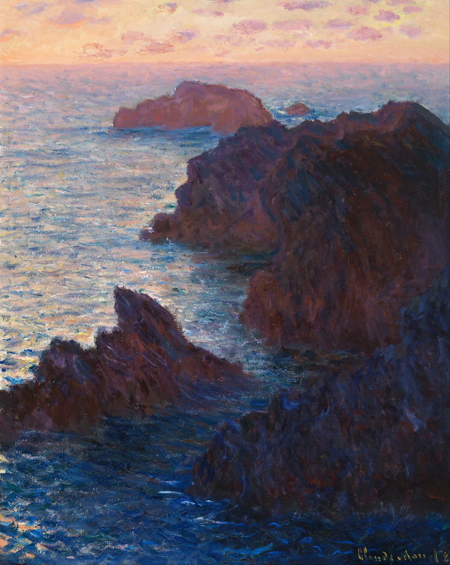 Rocce a Belle-Île, Port-Domois W1101 - Claude Monet