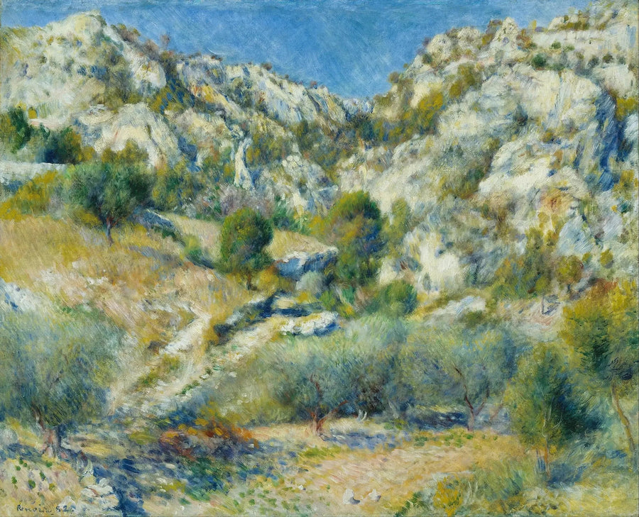 Rocce dell'Estaque - Pierre-Auguste Renoir