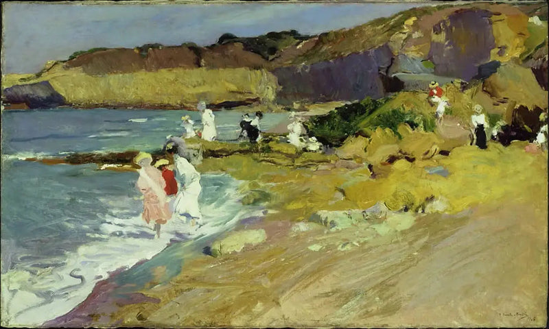 Rocce del faro, Biarritz - Joaquín Sorolla