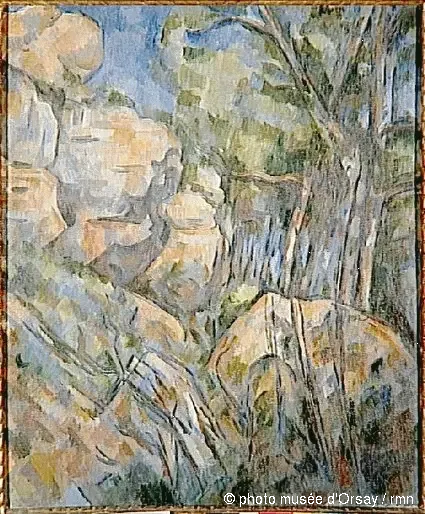 Rocce vicino alle grotte sopra il Château-Noir - Paul Cézanne
