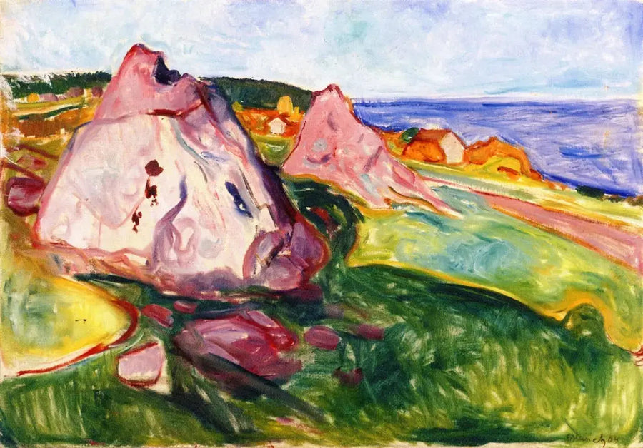 Rocce rosse vicino ad Åsgårdstrand - Edvard Munch
