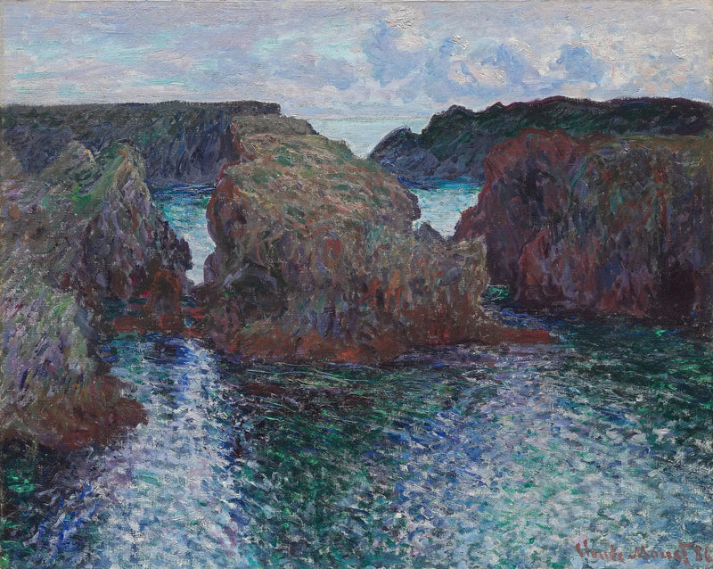 Rocce a Port-Goulphar, a Belle-Île - Claude Monet