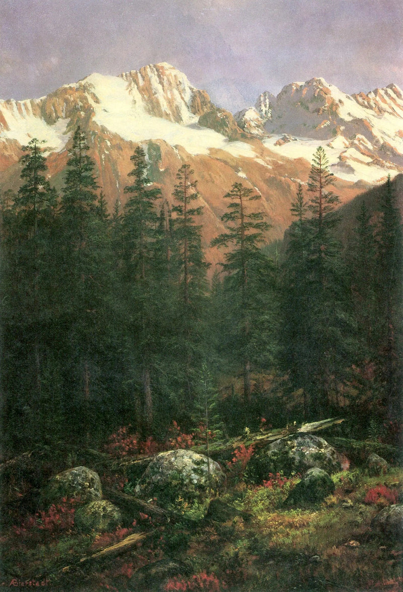 Rocce canadesi - Albert Bierstadt